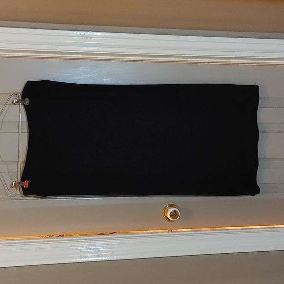 JFresh Knit pull-up midi skirt, black - Picture 4 of 7